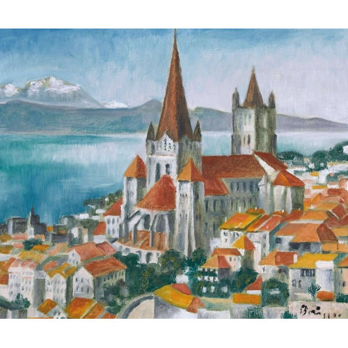 ARNOLD BR�GGER : Die Kathedrale Notre-Dame von Lausanne (DOBIASCHOFSKY AUKTIONEN AG)
