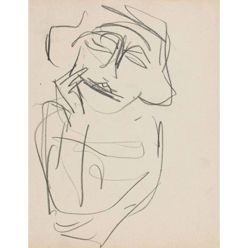 ALBERT M�LLER : Bildnis der Ausdruckst�nzerin Mary Wigman (DOBIASCHOFSKY AUKTIONEN AG)