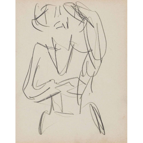 ALBERT M�LLER : Bildnis der T�nzerin Mary Wigmann (DOBIASCHOFSKY AUKTIONEN AG)