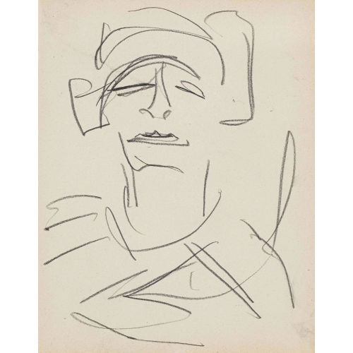 ALBERT M�LLER : Portr�t von Mary Wigmann (DOBIASCHOFSKY AUKTIONEN AG)