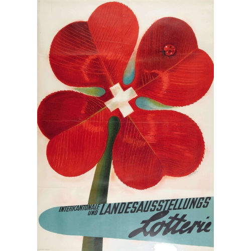 ALOIS CARIGIET : 'Interkantonale Landesausstellung und Lotterie' (DOBIASCHOFSKY AUKTIONEN AG)