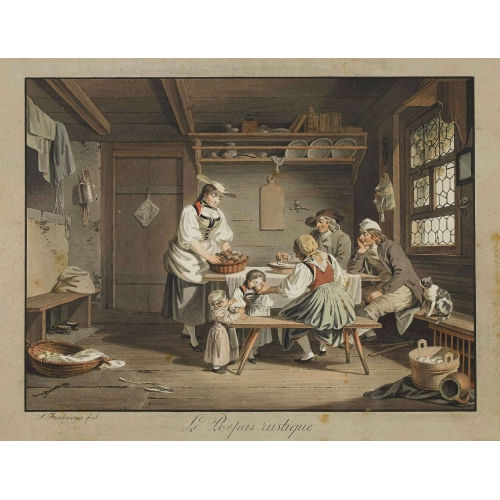 SIGMUND FREUDENBERGER : 'Le Repas rustique' (DOBIASCHOFSKY AUKTIONEN AG)