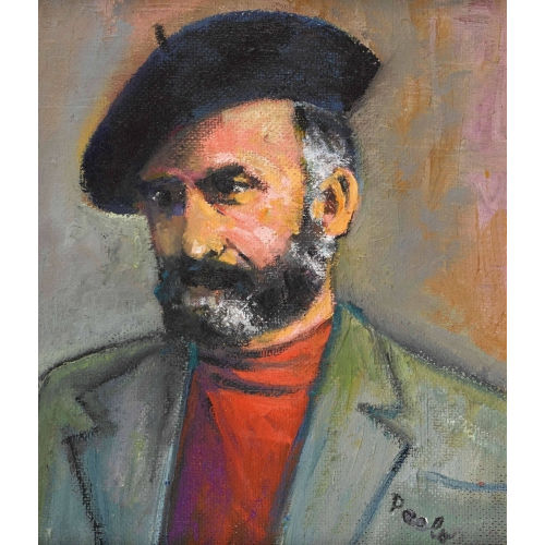PAUL JAKOB) PAOLO (EIGTL. M�LLER : M�nnerbildnis mit Berret (DOBIASCHOFSKY AUKTIONEN AG)