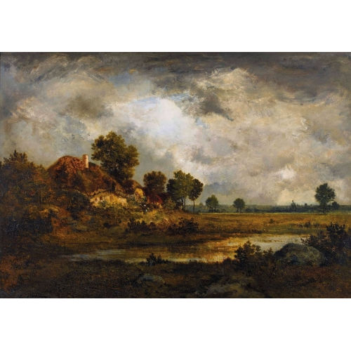 L�ON RICHET : Paysage � l′�tang (DOBIASCHOFSKY AUKTIONEN AG)