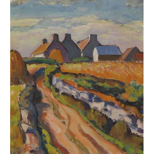FRAN�OIS GOS : 'Village en Bretagne' (DOBIASCHOFSKY AUKTIONEN AG)