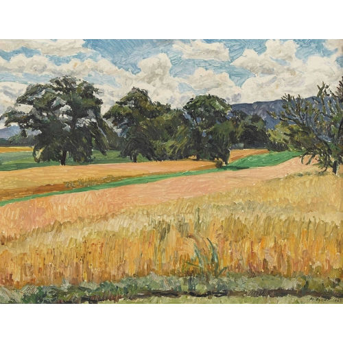PHILIPPE ZYSSET : Sommerliches Getreidefeld (DOBIASCHOFSKY AUKTIONEN AG)
