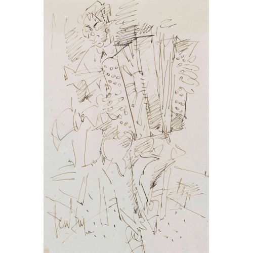 EUG�NE) GEN PAUL (EIGTL. PAUL : 'Le clown accordeoniste' (DOBIASCHOFSKY AUKTIONEN AG)