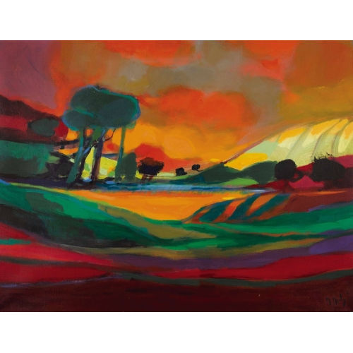 MARCEL MOULY : 'Paysage au lac Bleu' (DOBIASCHOFSKY AUKTIONEN AG)