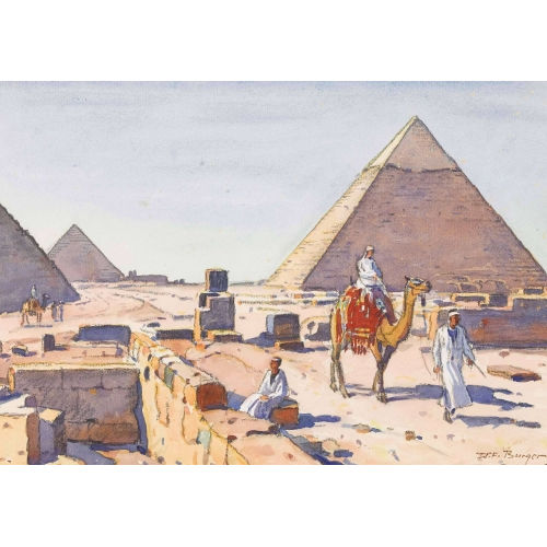 WILLY (EIGTL. WILHELM FRIEDRICH) BURGER : 'Les pyramides' (DOBIASCHOFSKY AUKTIONEN AG)