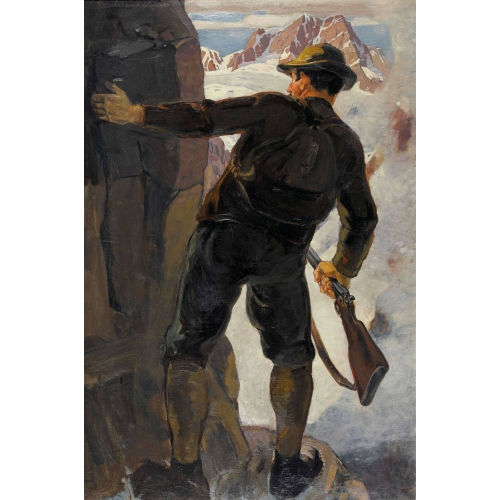 WILLY (EIGTL. WILHELM FRIEDRICH) BURGER : Der Gebirgsj�ger (DOBIASCHOFSKY AUKTIONEN AG)