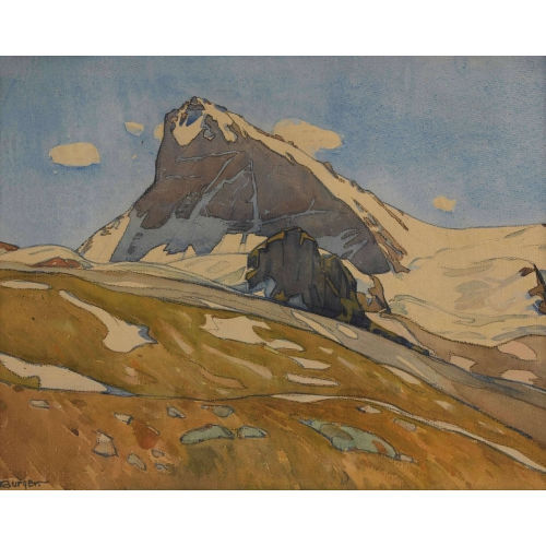 WILLY (EIGTL. WILHELM FRIEDRICH) BURGER : 'Dent Blanche (C�t� de Ferp�de)' (DOBIASCHOFSKY AUKTIONEN AG)