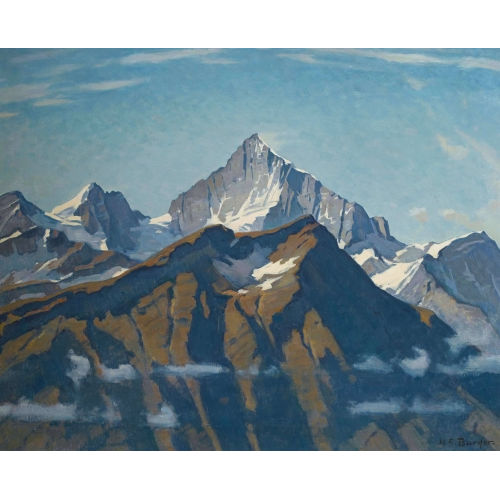 WILLY (EIGTL. WILHELM FRIEDRICH) BURGER : Das Weisshorn (DOBIASCHOFSKY AUKTIONEN AG)