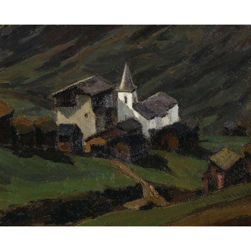 MARIUS CHAMBAZ : 'La Sage. Val d′H�rens' (DOBIASCHOFSKY AUKTIONEN AG)