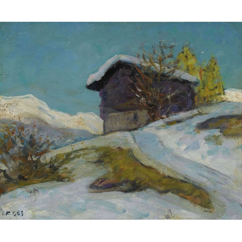 FRAN�OIS GOS : 'Hiver � Gryon' (DOBIASCHOFSKY AUKTIONEN AG)