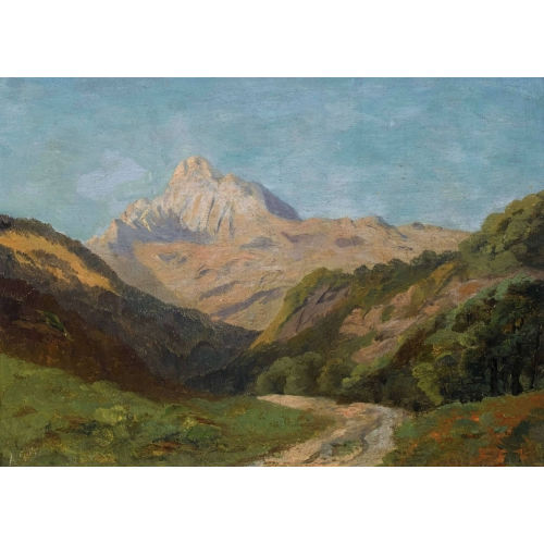 ALBERT HENRY JOHN GOS : Sommerliche Bergpartie (DOBIASCHOFSKY AUKTIONEN AG)