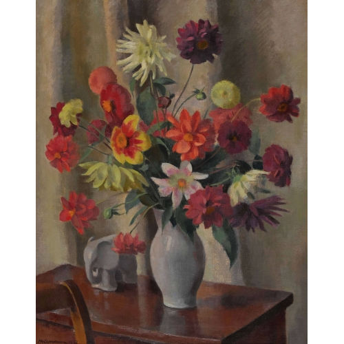 ADOLF HOLZMANN : Blumenstillleben (DOBIASCHOFSKY AUKTIONEN AG)