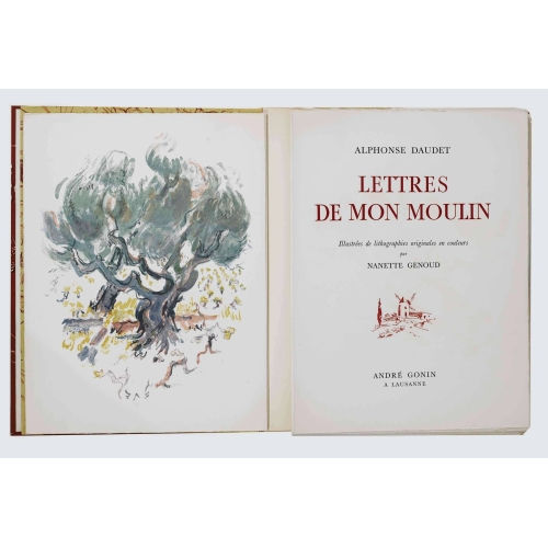NANETTE GENOUD : Alphonse Daudet: 'Lettres de mon Moulin' (DOBIASCHOFSKY AUKTIONEN AG)