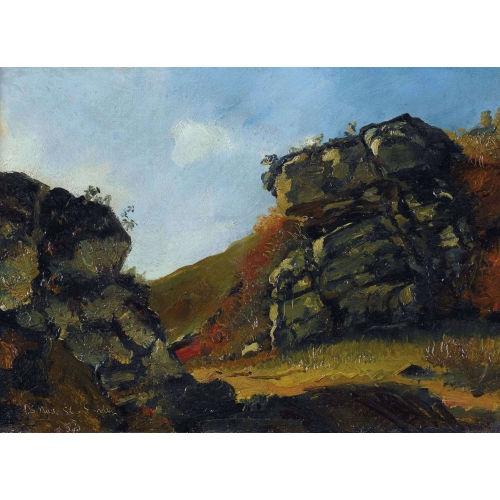 FRANK BUCHSER : Landschaft bei Sawley in Derbyshire (DOBIASCHOFSKY AUKTIONEN AG)