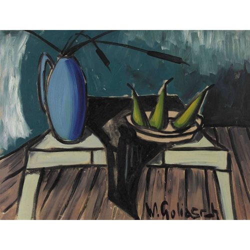 WILLIAM GOLIASCH : Nature morte (DOBIASCHOFSKY AUKTIONEN AG)