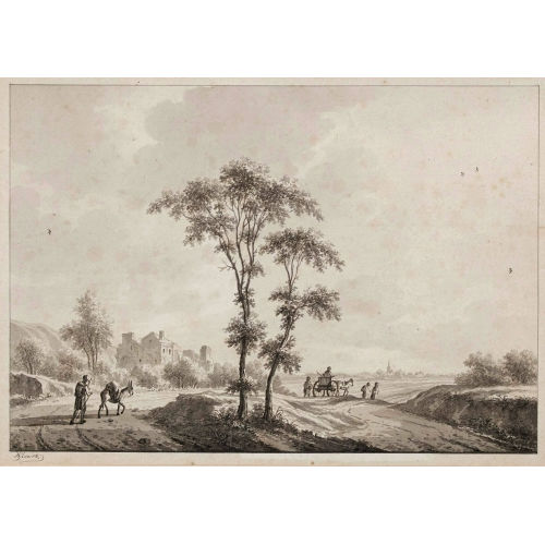 NICOLAAS WICART : Wegpartie bei Rijsbergen (DOBIASCHOFSKY AUKTIONEN AG)