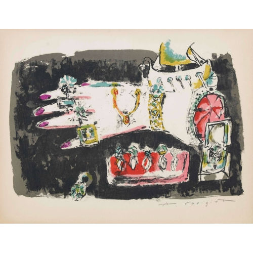 ALOIS CARIGIET : Die beringte Hand (DOBIASCHOFSKY AUKTIONEN AG)