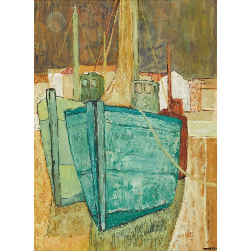 CHARLES MONNIER : 'Chalutier vert, S�te' (DOBIASCHOFSKY AUKTIONEN AG)