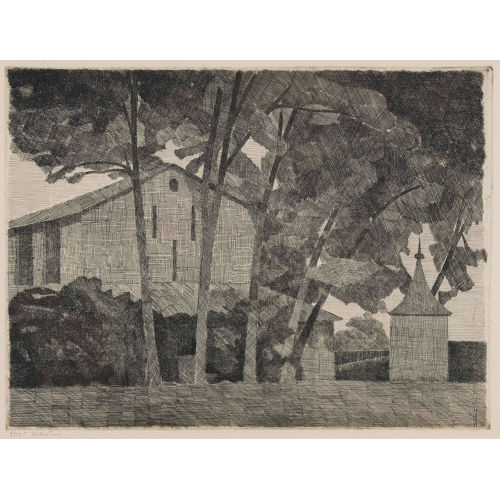 G�RARD DE PAL�ZIEUX : 'Ferme � Saint-L�onard' (DOBIASCHOFSKY AUKTIONEN AG)