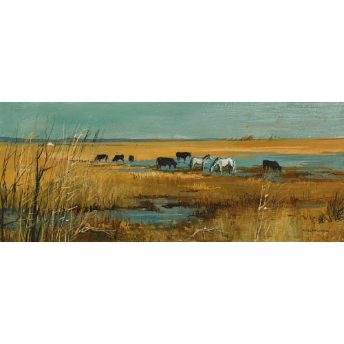 REN�E YOLANDA HAUSER : 'Le Marais en hiver (Camargue)' (DOBIASCHOFSKY AUKTIONEN AG)