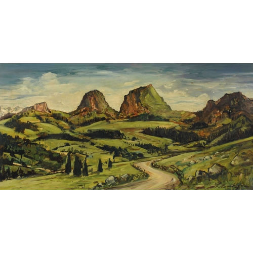 ROBERT BAUMBERGER : 'N�nenen, Gantrisch' (DOBIASCHOFSKY AUKTIONEN AG)