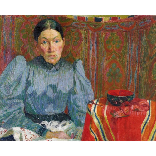 CUNO AMIET : 'Bildnis Emilie Amiet-Baer' (DOBIASCHOFSKY AUKTIONEN AG)
