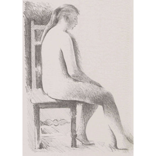 G�RARD DE PAL�ZIEUX : Nu assis (DOBIASCHOFSKY AUKTIONEN AG)