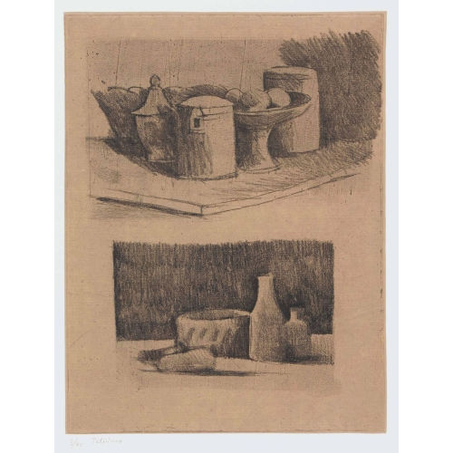G�RARD DE PAL�ZIEUX : 'Coupe de citrons et pots' / 'Petite corbeille et pots' (DOBIASCHOFSKY AUKTIONEN AG)