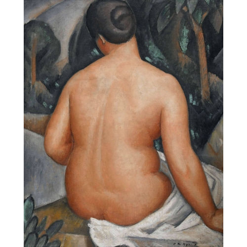 PAUL TH�OPHILE ROBERT : Nu assis (DOBIASCHOFSKY AUKTIONEN AG)