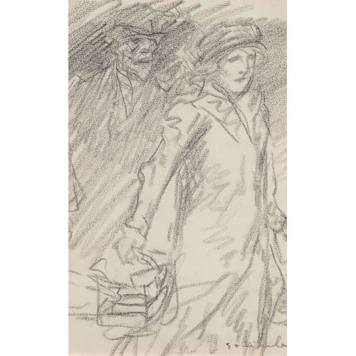TH�OPHILE-ALEXANDRE STEINLEN : Das Paar (DOBIASCHOFSKY AUKTIONEN AG)