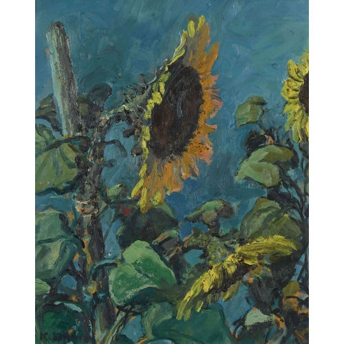 KARL SCHENK : Sonnenblumen (DOBIASCHOFSKY AUKTIONEN AG)