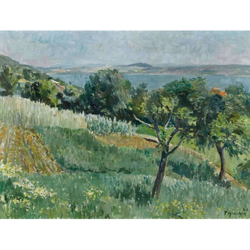 FERNAND GIAUQUE : Seeland im Sommer (DOBIASCHOFSKY AUKTIONEN AG)
