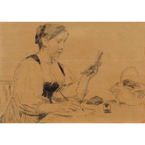 ALBERT ANKER : 'Jeune Bernoise assise' (DOBIASCHOFSKY AUKTIONEN AG)