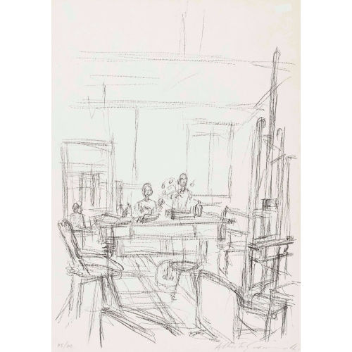 ALBERTO GIACOMETTI : Im Atelier (DOBIASCHOFSKY AUKTIONEN AG)