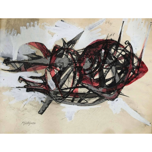 WILLIAM PHILLIPS : Expressive Komposition (DOBIASCHOFSKY AUKTIONEN AG)