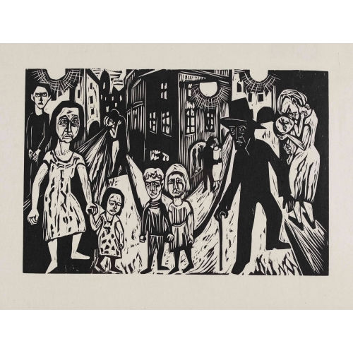 HERMANN SCHERER : 'Strassenszene' (DOBIASCHOFSKY AUKTIONEN AG)