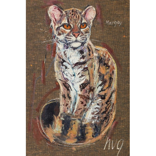 FRITZ HUG : 'Margay' (Langschwanzkatze) (DOBIASCHOFSKY AUKTIONEN AG)