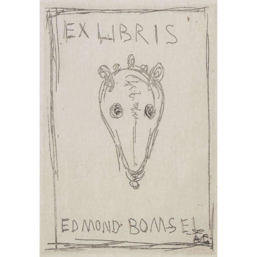 ALBERTO GIACOMETTI : 'Ex Libris' (DOBIASCHOFSKY AUKTIONEN AG)
