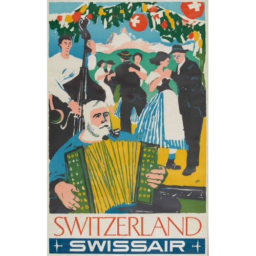 HENRI OTT : 'Swissair Switzerland' (DOBIASCHOFSKY AUKTIONEN AG)