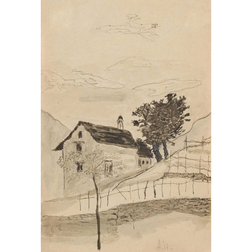 HERMANN HESSE : 'Locarno-Minusio' (DOBIASCHOFSKY AUKTIONEN AG)