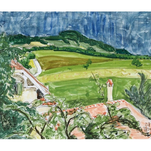 BRUNO HESSE : Sommerliche Oschwand (DOBIASCHOFSKY AUKTIONEN AG)