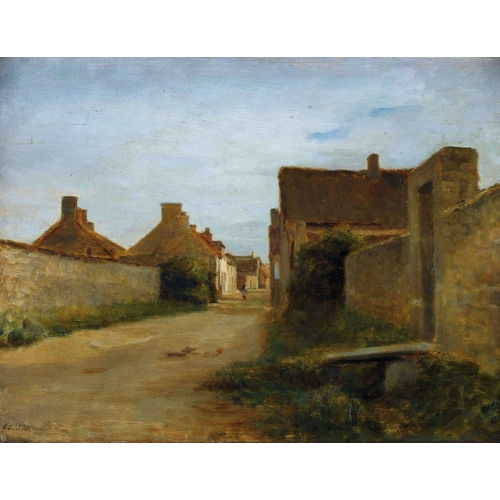 PIERRE �DOUARD FR�RE : Bretonische Strassenpartie (DOBIASCHOFSKY AUKTIONEN AG)