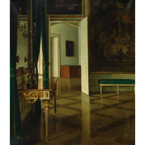 CARL BLOS : 'Kurf�rstenzimmer in der K�niglichen Residenz M�nchen' (DOBIASCHOFSKY AUKTIONEN AG)