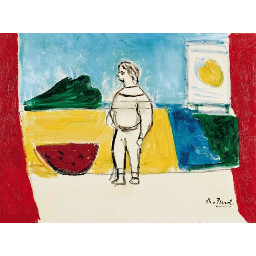 ACHILLE FUNI : 'Figura e natura morta' (DOBIASCHOFSKY AUKTIONEN AG)