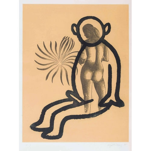 URS L�THI : 'Selbstportr�t aus der Serie der Grossen Gef�hle' (DOBIASCHOFSKY AUKTIONEN AG)