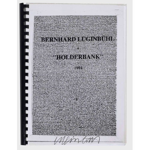 BERNHARD LUGINB�HL : 'Holderbank 1994' (DOBIASCHOFSKY AUKTIONEN AG)